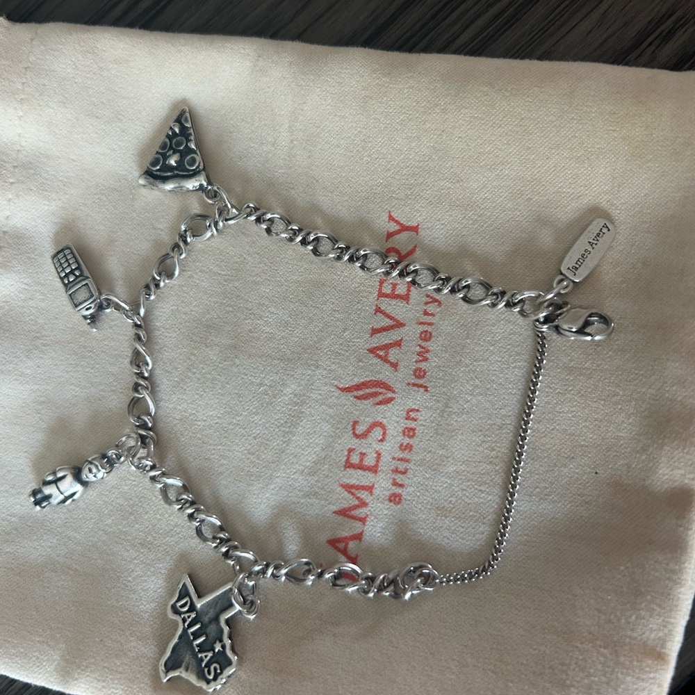 James Avery Silver Charm Bracelet